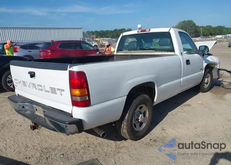 2002 Chevrolet Silverado 1500 из США, поврежденный, VIN 1GCEC14T62Z116549
